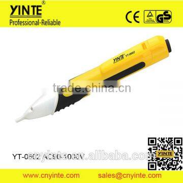 YT-0602 Non-Contact Voltage Alert Pen 90-1000V AC LED Light Pocket Detector Tester