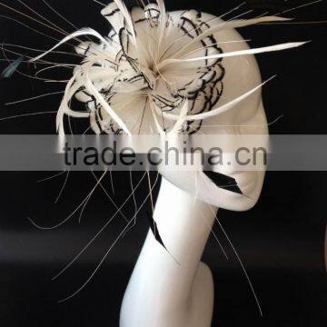 2015 new coming gorgeous fascinator/feather fasicnator in perfect quality with affordable price