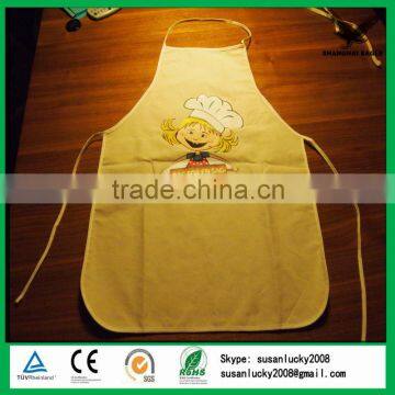 Top Quality 100% Custom children cotton apron branded your own logo (directly from factory)