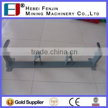 Long Lifespan Carbon Steel Troughed Bottom Trestles For Supporting Belt Conveyor Idler Roller