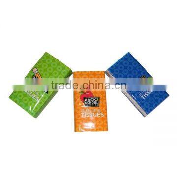 3-ply 8.3*8.3 Inches Pocket Tissues Color Logo Printed Soft Handkerchief (Pack of 12) photo-4