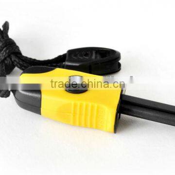 yellow new fire starter fro outdoor fire making