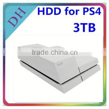 Black/White hdd cover with 3tb hard disk internal for playstation4