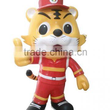 resin cartoon tiger statue