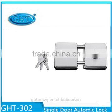 Glass Door Brass Sliding Combination Door Lock