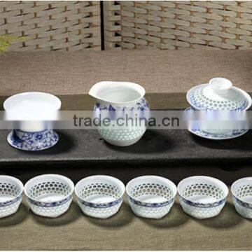 Hollow Out Jade Exquisite Ceramic Tea Set QD-L107 photo-4