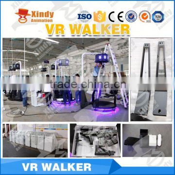 Interactive 360 degree VR Simulator Walker With Shooting Games and running platform