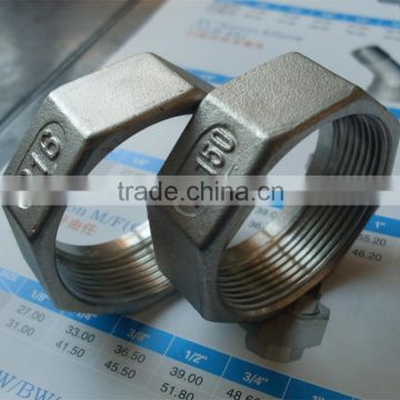 steel hexagon nut 1 inch pipe fitting