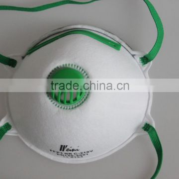 CE FFP1 Disposal non-woven dust mask/respirator for industrial use C210V with valve