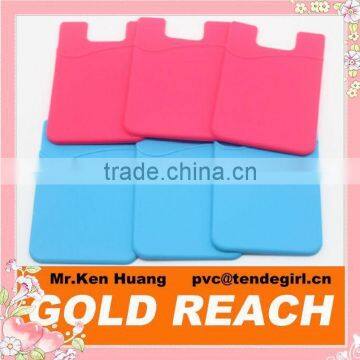 2014 Trendy Silicone Smart Phone ID Credit Card Cases