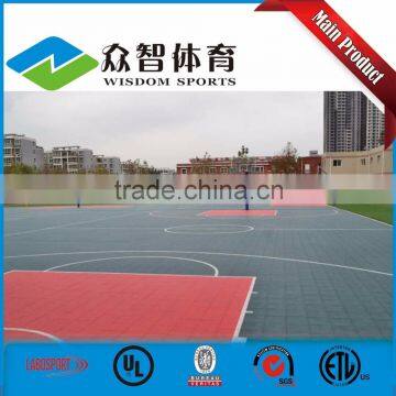 Hot sale waterproof outdoor pp interlock basketball flooring for sale