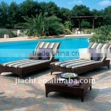 rattan chaise lounge