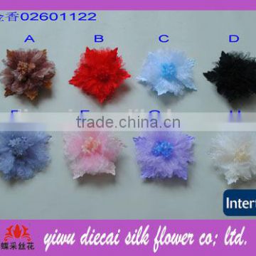 High grade decorative artificial fabric flower corsage