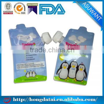 High quality refill baby reusable food pouch