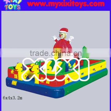 Outdoor inflatable Christmas playground for kids