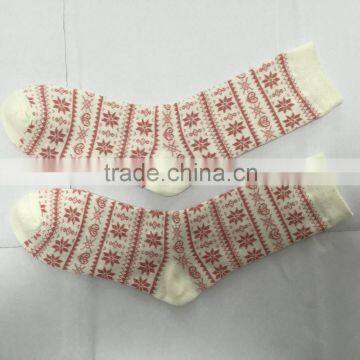 Hot Selling Custom Made Sock Cotton Novelty Crew Sock Woman Sock