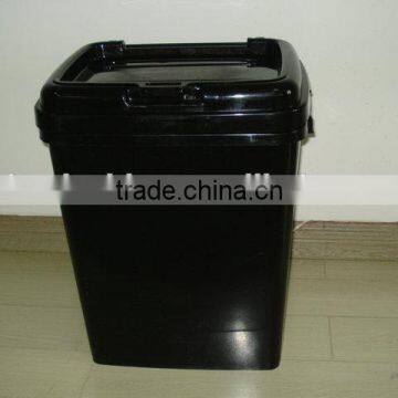 H513 15KG 40liter Rectangle Shape Plastic PET Dog Food Container Quality Choice photo-2