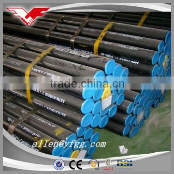 ASTM A106/ASTM A53/ API 5L Gr.B Black Seamless Welded Steel Pipe