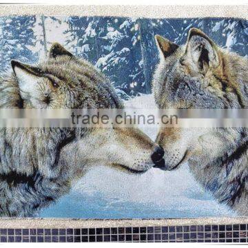 Fashional embroidered canvas oil painting, gobelin fabric
