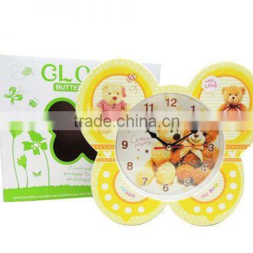 yellow butterfly clocks usd cute bear