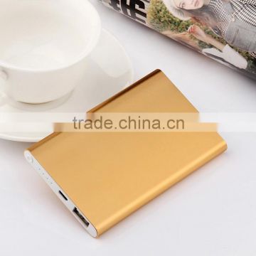 Metal skins 5000mah battery power bank for phone charger high quality powerbank