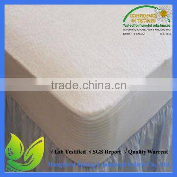 80% Cotton 20% Polyester waterproof Terry Cloth Mattress Protector