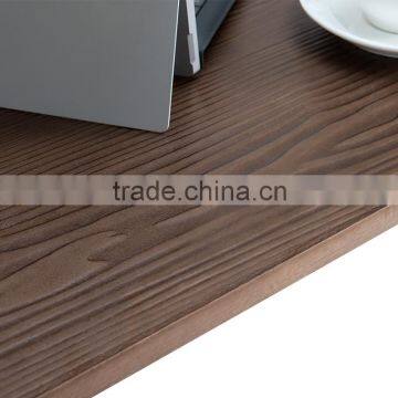 Antique Style Round Wood Coffee Table for Restaurant AM-6018 photo-2