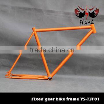 Carbon steel fixie bike frame with large sixe 46/52/46/60cm