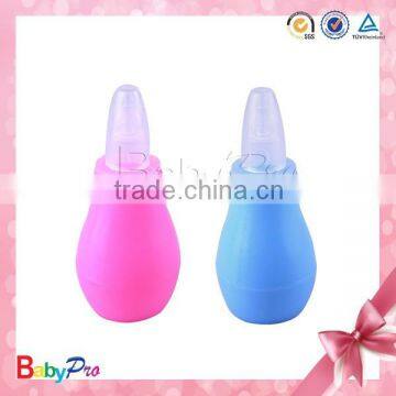 2015 baby products promotional China manufacturer wholesale colorful design aspirator nasal baby