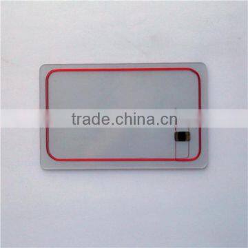 LF Hitag256 Transparent Cards Copper Coil RFID Tag