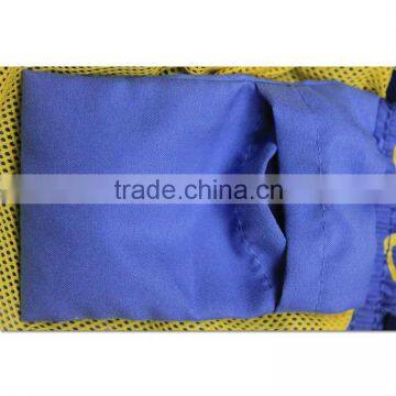 Custom Design Your Own Blank Blue Polyester Surf Shorts