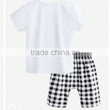 2016 Baby Girls Summer Printed Cotton Jersey Sets photo-4