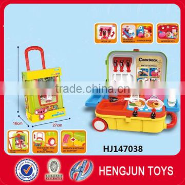 new promotional gift items toys tableware rolling suitcase for kids gifts