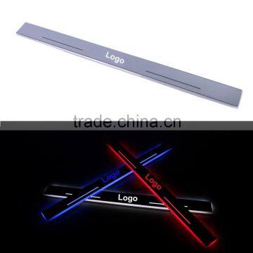 1Pair Car LED Flash Door Sills Moving Scuff Plate Light Panel Front Door For Lexus ES 300h 2012 2013 2014 2015 2016