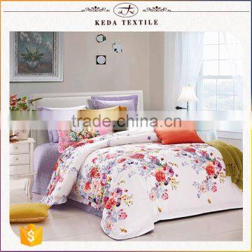 Alibaba wholesale manufactuing home textile for 4pcs twin, full, queen, king size 100% cotton duvet bedding set