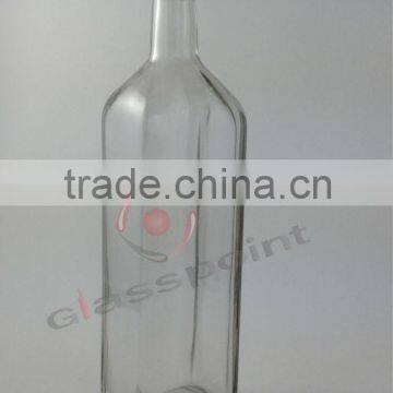 1000ml square transparent olive oil bottles