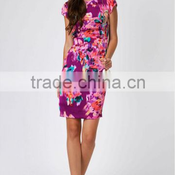 WW008 Purple Highness Pencil Dress