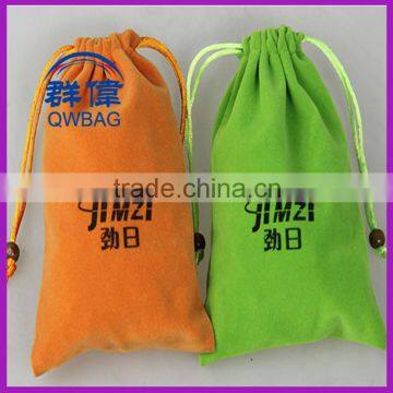 Velvet drawstring bag big quantity with lowest price and best service