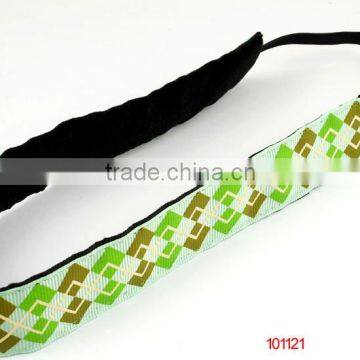 grid fabric headband