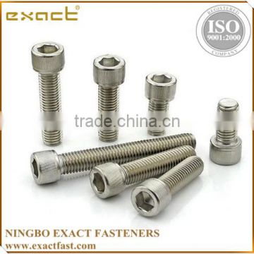 good quality manufacturer carbon steel DIN912 grade 4.8/8.8/10.9 zinc/black/plain din912 m8 titanium bolts in stock