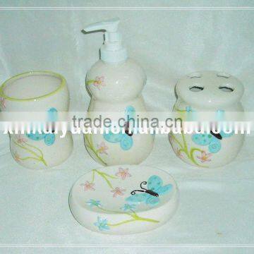 4pcs ceramic washroom set