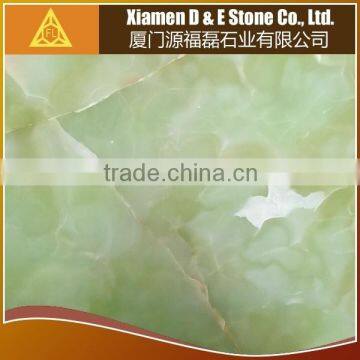 Polished Green Onyx Marble Slab