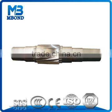 custom small stainless steel helical gear shaft