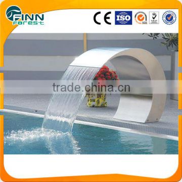 indoor or outdoor pool stainless water curtain