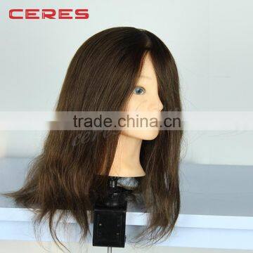 100% Synthetic Fiber Mannequin Head, Cosmetology Female Training Head photo-2