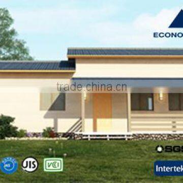 pre-made container house Japanese Standard with solar system and light steel structure