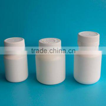Inclined Shoulder Medicine Bottle , Plastic HDPE Pharmaceutical Capsule Bottle With Tamper Evident Cap photo-4