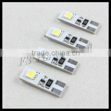 high quality 2SMD T10 W5W Can-bus error free led light bulb car led indicator light