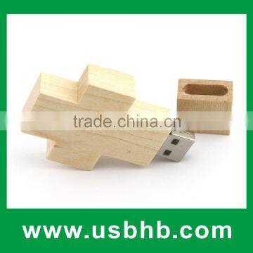 OEM Wooden USB 2.0,Customized Gift Wood USB Flash Drive with laser engraving logo