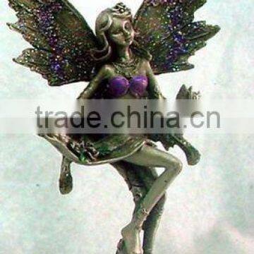 2012 metal lovely fairy sculpture 0145